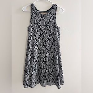 Free People Black and White Lace Dress size small